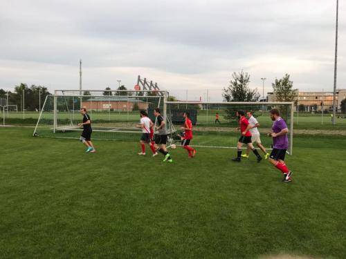 Einlaufen vor dem Training
